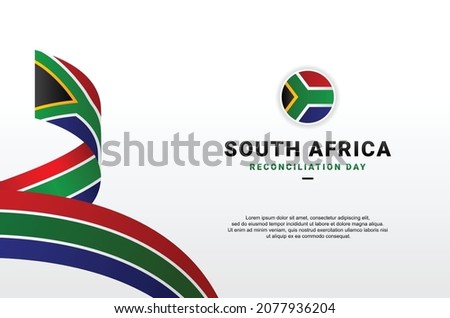 South Africa Reconciliation Day Design Background For Greeting Moment