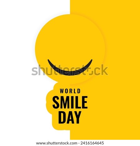 Smile Day Illustration Design Emoji