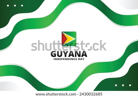 Guyana Independence Day Celebrate Design