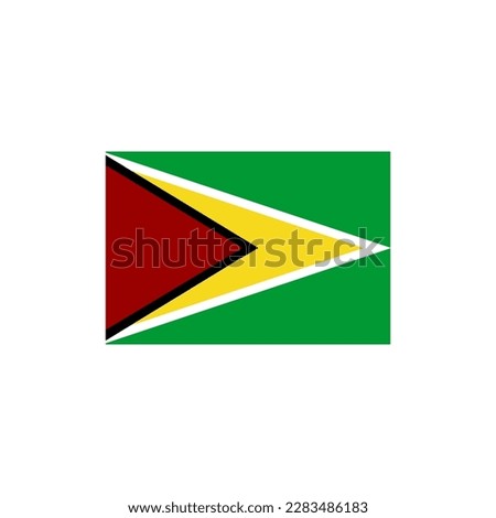 Guyana flags icon set, Guyana independence day icon set vector sign symbol