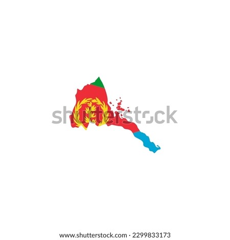 Eritrea flags icon set, Eritrea independence day icon set vector sign symbol