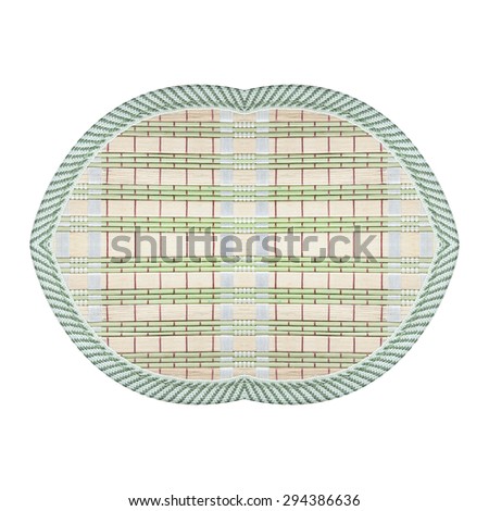 Bamboo placemat background ,bamboo green tablecloths.