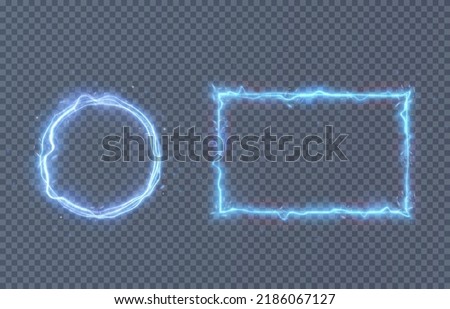 Light blue Twirl. Curve light effect of blue line. Luminous blue circle. PNG Light neon pedistal, podium, platform, table. Vector PNG.