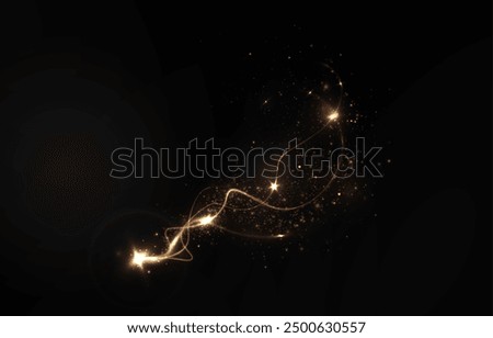 Magic blue wind png festive isolated on transparent background. blue comet png with sparkling stars and dust. Powder dust light PNG. Magic shining blue dust. Fine shiny dust bokeh particles.