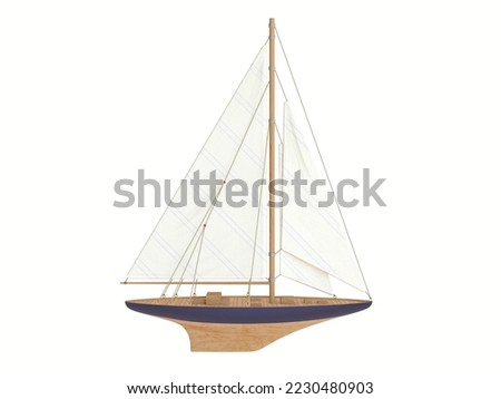 Similar – Image, Stock Photo Sailboats in a small harbour at the lake