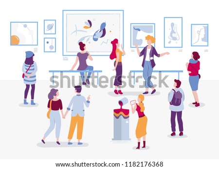 Similar – Image, Stock Photo gallery Characters
