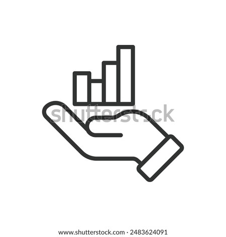 Financial wellness, in line design. Financial health, stability, money management, budgeting, saving, financial planning on white background vector. Financial wellness editable stroke icon.