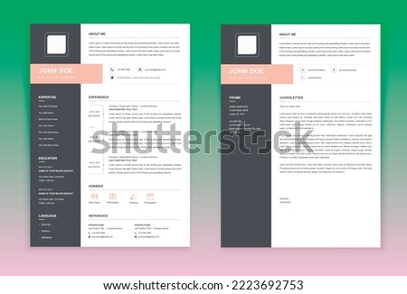 Executive Resume Template for Google Docs, Word, Apple Pages Resume, CV Template, Professional Resume, Modern Resume Format, 