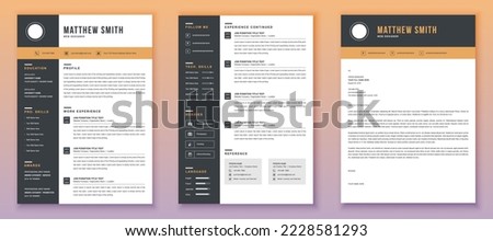 Resume Template | CV Template | Professional Resume Template for Word, Pages, Google Docs,Business