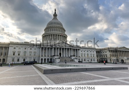 WASHINGTON, DC - SEPTEMBER 27, 2013: The US Capitol Building in Washington, DC.