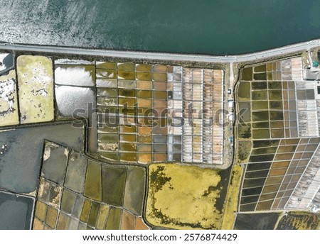 Similar – Image, Stock Photo salt extraction on the île de ré