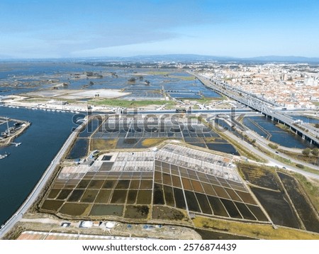 Similar – Image, Stock Photo salt extraction on the île de ré