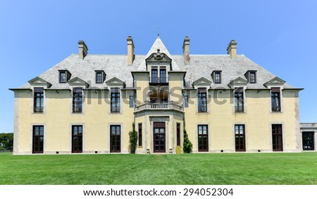 Huntington, New York - July 3, 2015: Oheka Castle in Huntington, New York. One of many among the Gold Coast Mansions of Long Island.
