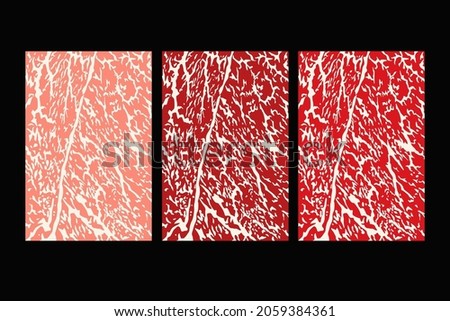 Meat marbled background. Vector illustration Photo stock © 