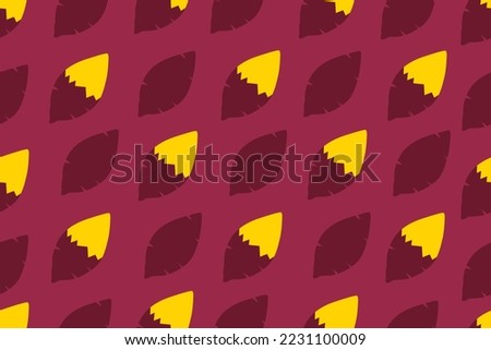 Roasted sweet potato. Sweet Potato pattern wallpaper. sweet potato symbol vector.