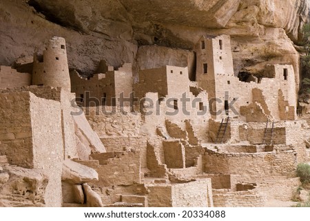 Mesa Verde is a National Park in southern Colorado renown for its Indian Cliff Dwellings. Cliff Palace is the  largest cliff dwelling in North America.