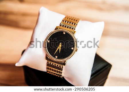 Womens Golden Watch