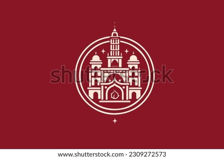castle sticker, unique logo ,stanford university 