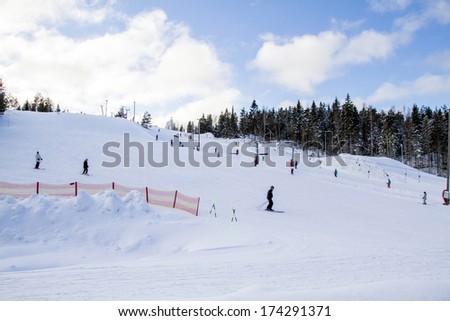 Skiing and winter sport