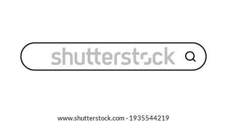 www search bar icon isolated on white background. www search bar icon for web site template, app, ui and logo. simple design
