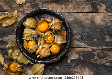 Similar – Foto Bild Die Frucht Physalis mit Kelchblättern