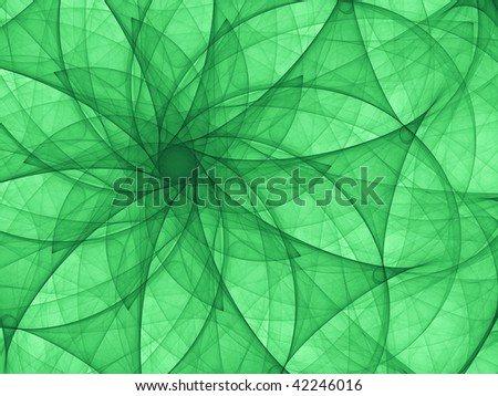 Symmetric abstract graphic created with curved lines.  Clipping path included. A close-up view can be used as background.