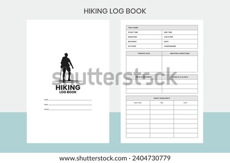 Hiking Log Book Kdp Interior