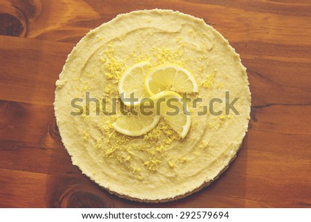 Raw Lemon Cheesecake