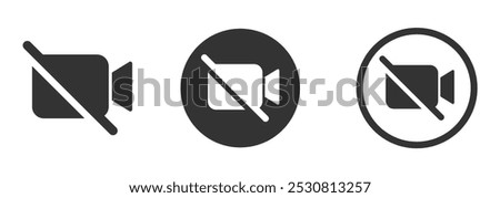 No video camera vector icons. No video camera icon