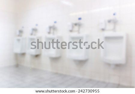 Blur Background Public Rest Room