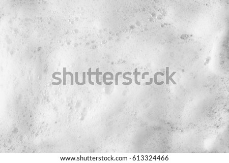 Foam bubble from soap or shampoo washing on top view Foto stock © 