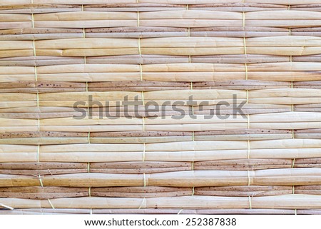 weave wooden mat background