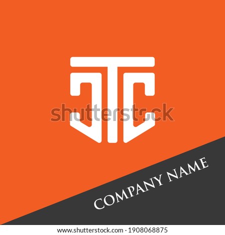 CTC Letter Logo Template Illustration Design