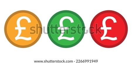 pound currency symbol buy sell icon set. pound money cash vector.	