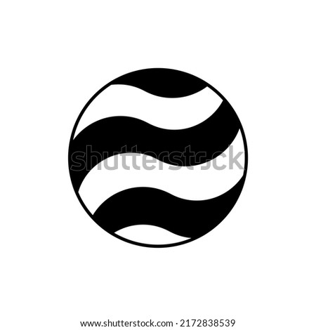 abstract globe earth logo design. Vector illustration. Application earth icon. Isolated on a blank background which can be edited and changed colors.