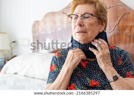 Similar – Image, Stock Photo Homemade cervical collar