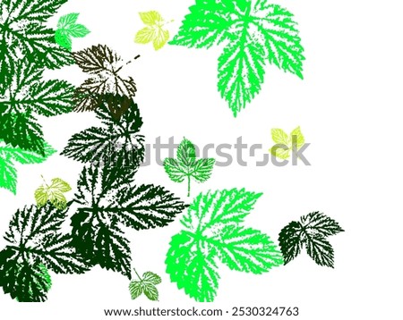 background of leaves fluttering in the wind vector illustration Stylish tree foliage vector september seasonal background.