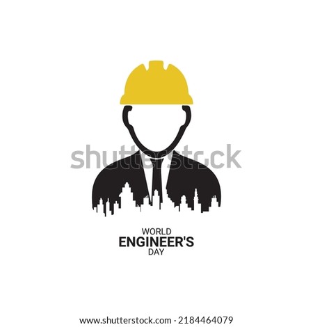 World Engineers Day, 3D illustration. 