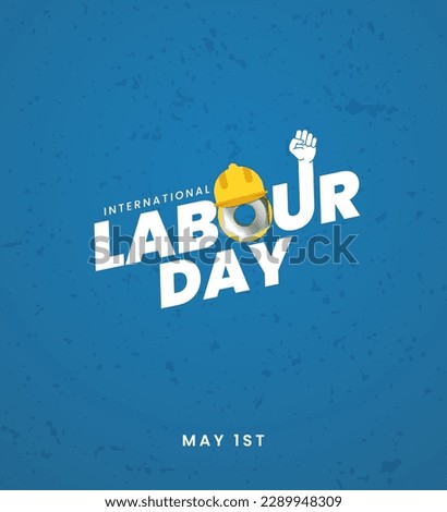 International Labor Day. Labour day. May 1st. 3D illustration