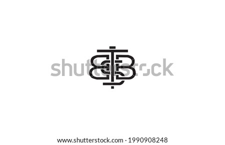 LETTER TBSB LOGO DESIGN OR BSTB VECTOR