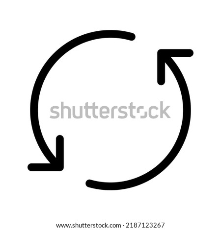 Synchronize Icon Vector Symbol Design Illustration