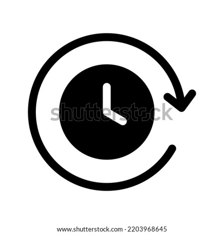 Forward Time Icon Vector Symbol Design Illustration