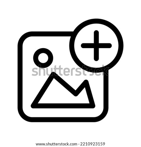Add Photo Icon Vector Symbol Design Illustration