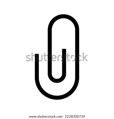 Attachment Icon Vector Symbol Design Illustration