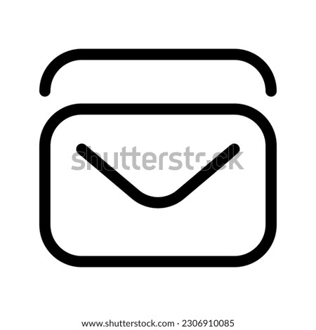 Double Mail Icon Vector Symbol Design Illustration
