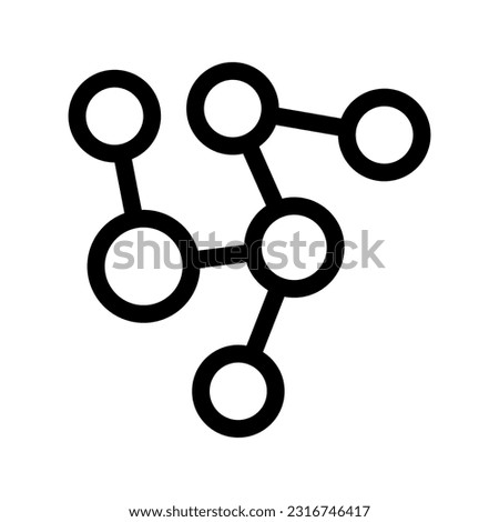 Polymer Icon Vector Symbol Design Illustration