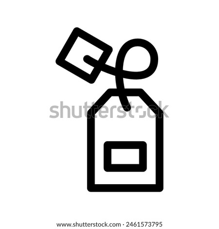 Tea Bag Icon Vector Symbol Design Illustration