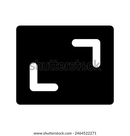 Aspect Ratio Icon Vector Symbol Design Illustration