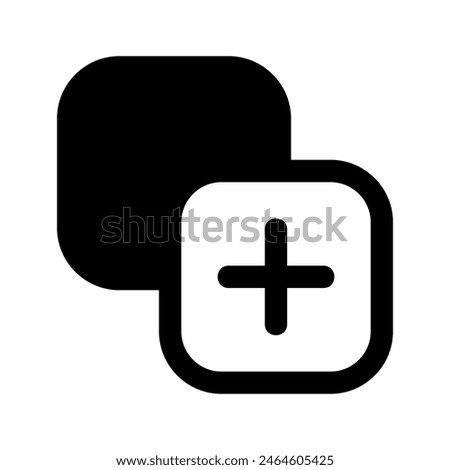 Add Layer Icon Vector Symbol Design Illustration