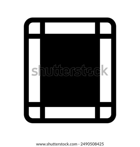 Margins Icon Vector Symbol Design Illustration